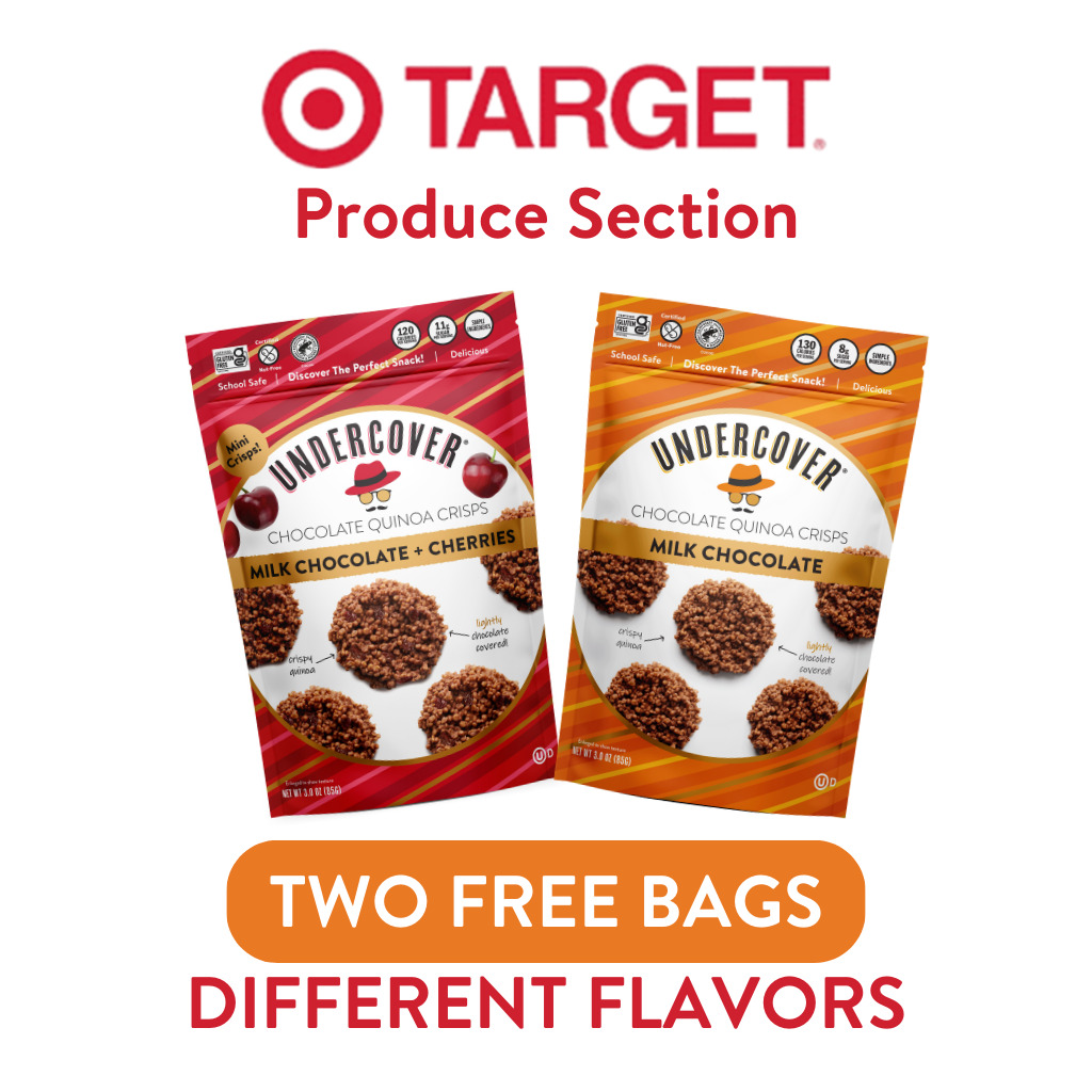 Target Product Section. Two free bag in different flavors