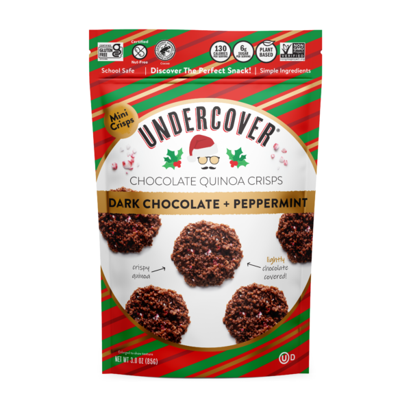 Dark Chocolate + Peppermint Mini Crisps7 Count- 3oz Bags