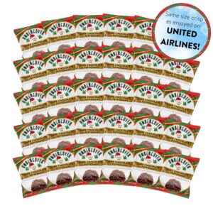 Dark Chocolate + Peppermint<br>30-Pack of Individually Wrapped Crisps<br>(.5oz Each)