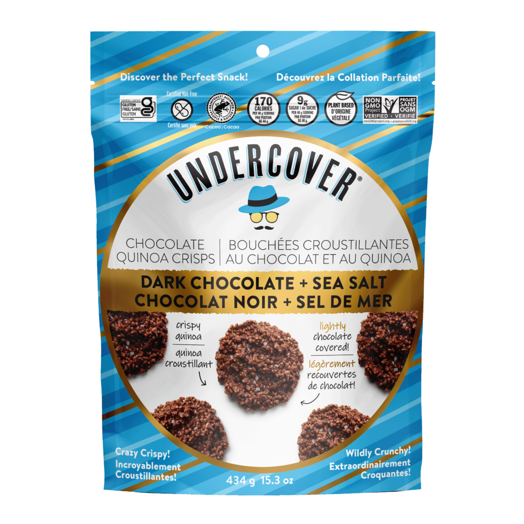 Dark Chocolate + Sea Salt, 2Pack (15.3oz Each) Undercover Snacks
