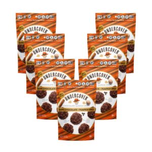 Dark Chocolate + Pumpkin Spice Mini Crisps<br>7 Count- 3oz Bags (Copy)
