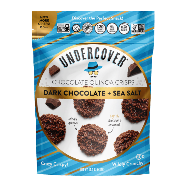Dark Chocolate + Sea Salt2 Count- 15.3oz Bags - Undercover Snacks