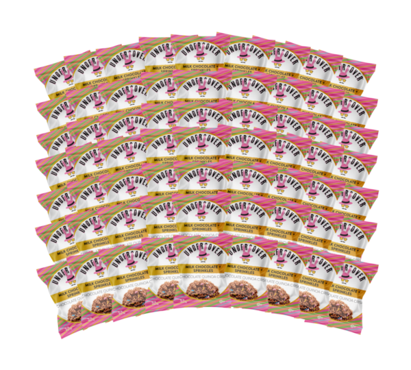 Milk Chocolate + Sprinkles 70-Pack (70 Individually-Wrapped .25oz Crisps)