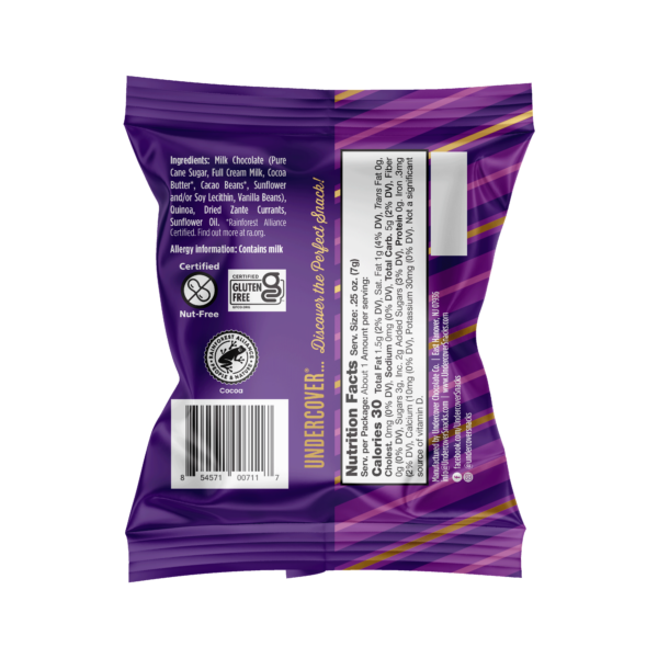 Milk Chocolate + Currants70-Pack of Individually Wrapped Crisps