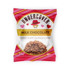 Individually-Wrapped Undercover Milk Chocolate Quinoa Crisps (0.25oz)!